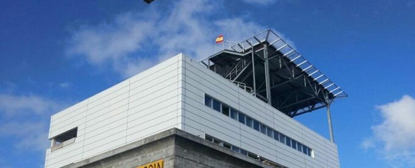 Helipuerto en plataforma marítima en Las Palmas de Gran Canaria