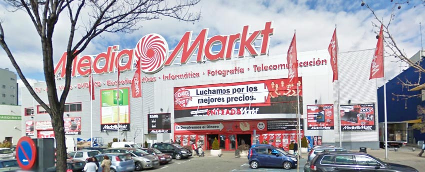 Centro comercial Mediamarkt en San Sebastián de los Reyes