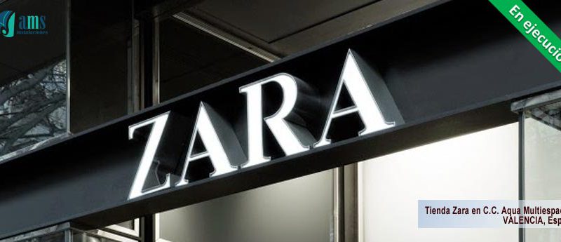 Tienda Zara en C.C. Aqua Multiespacios de Valencia